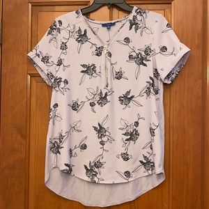 Apt 9 Petite Lavender Work Blouse